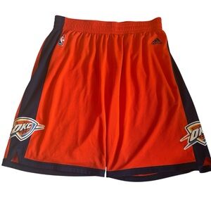 Adidas Oklahoma City Thunder Basketball Shorts Mens XXL NBA Logo